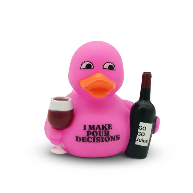 “I Make Pour Decisions” Rubber Duck by Punchkins