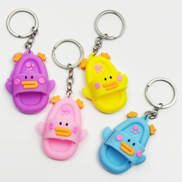 Adorable Duck Slide Keychain by Funteze