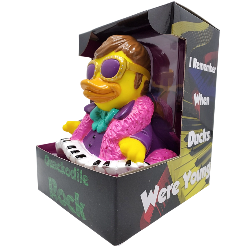 Elton John "Quakodile Flock" Rubber Duck - Limited Edition by CelebriDucks