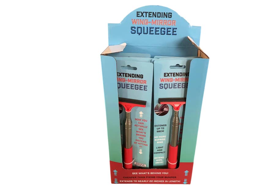 Wing Mirror Squeegee by The Diabolical Gift People