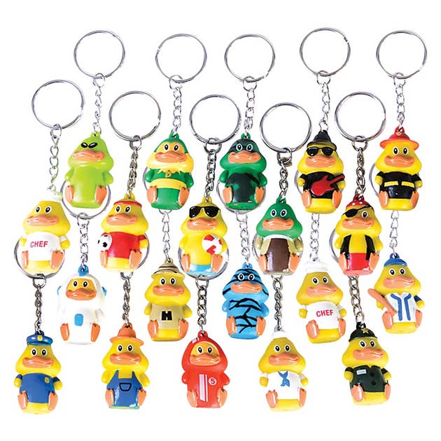 1.5" Collectible Ducky Keychains by La Luna Bella - Toys