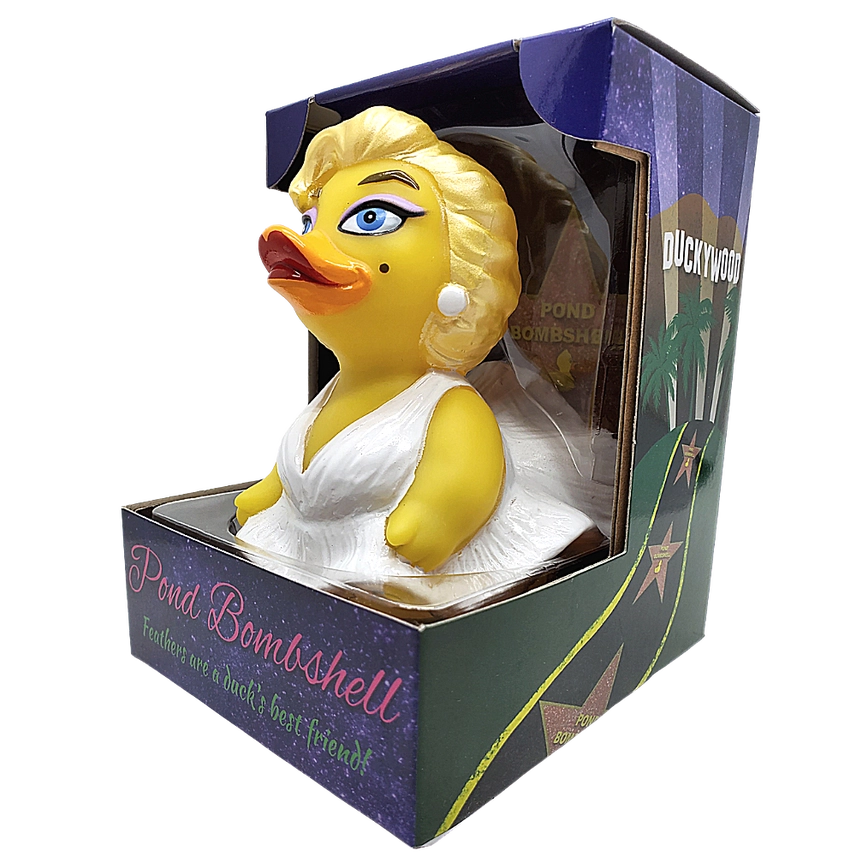 Pond Bombshell: Marilyn Monroe Rubber Duck - Limited Edition by CelebriDucks