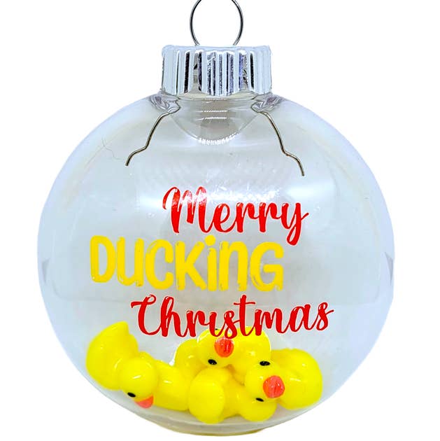 Merry Ducking Christmas Ornament by Festive Finds