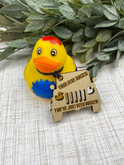 Your Ride Rocks! Tagged Duck by Oak & Willow