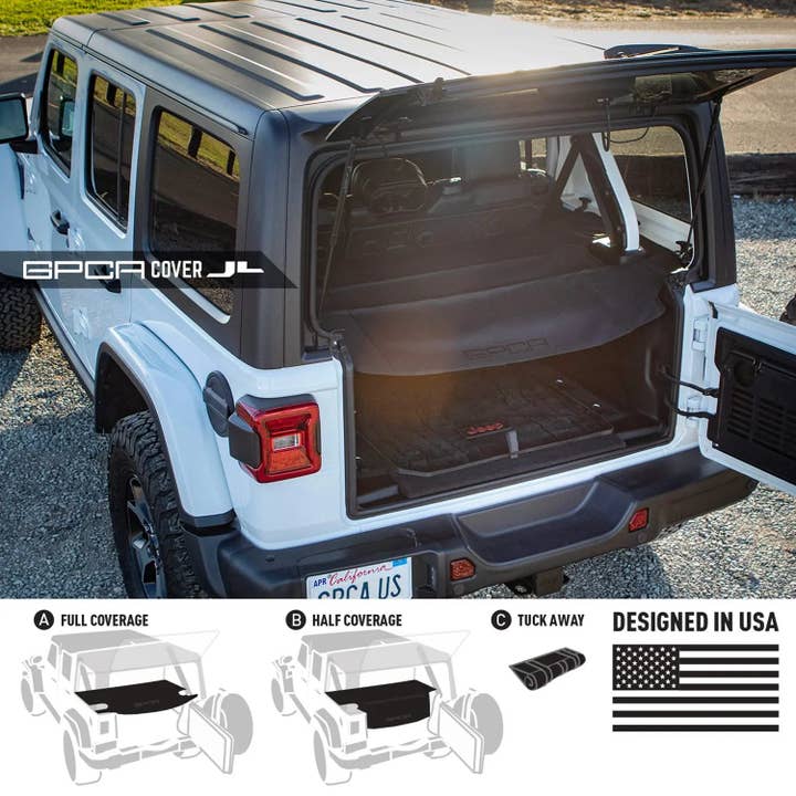 GPCA JL 4-Door Cargo Cover Lite by GPCA