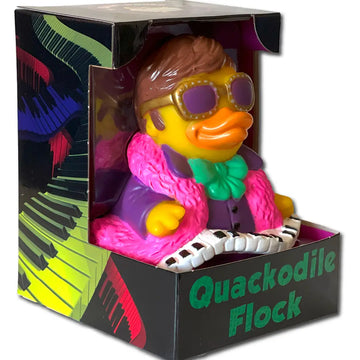 Elton John "Quakodile Flock" Rubber Duck - Limited Edition by CelebriDucks