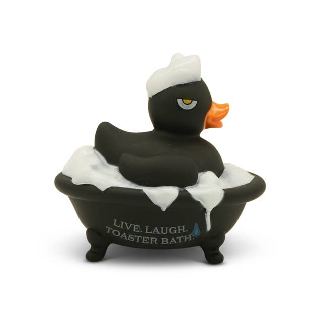 “Live. Laugh. Toaster Bath.” Rubber Duck by Punchkins