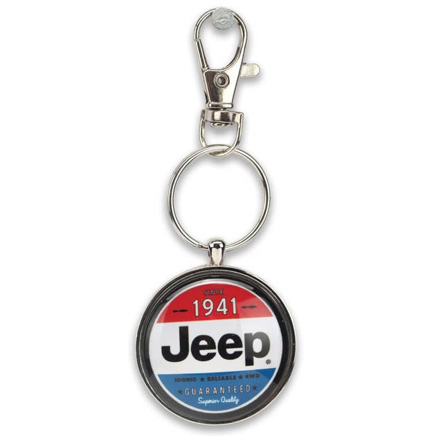 Jeep Since 1941 Patriotic Keychain by Open Road Brands, LLC