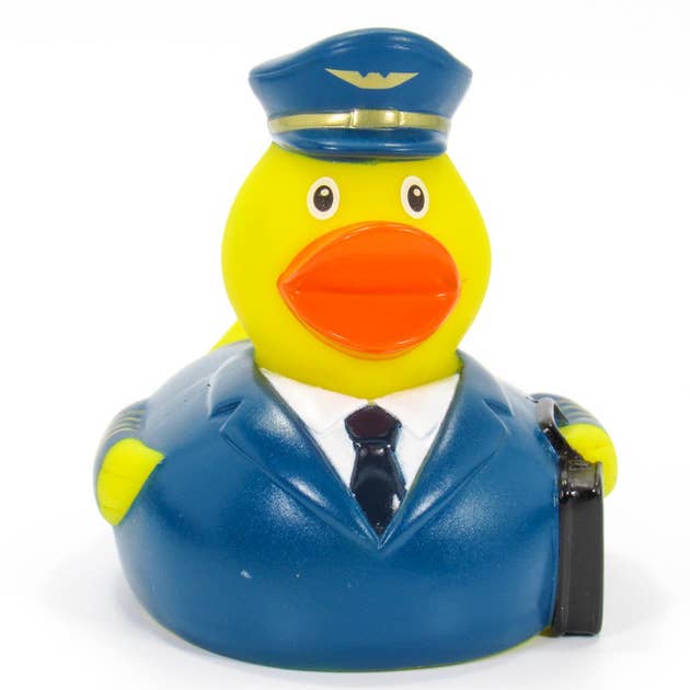 Airline Pilot Rubber Duck by Ducks in the Window