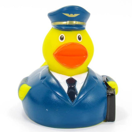 Airline Pilot Rubber Duck by Ducks in the Window