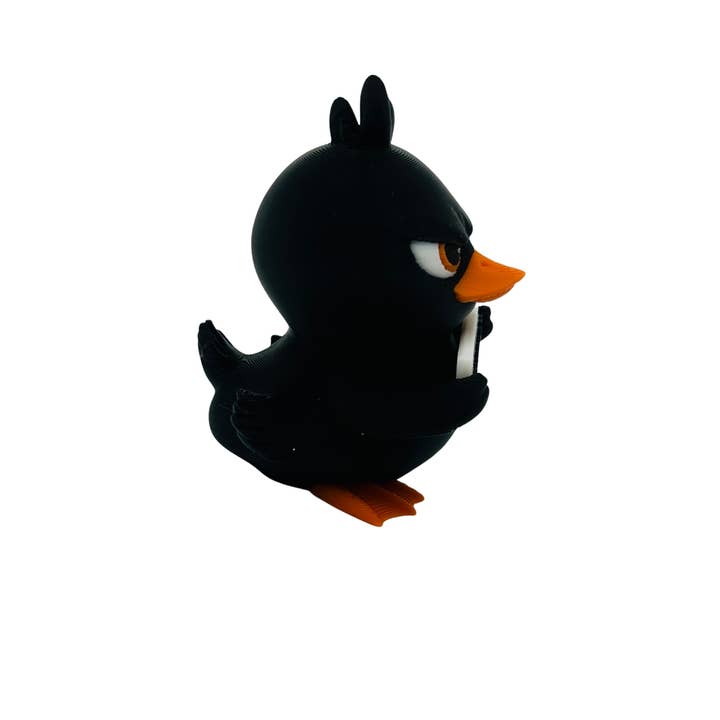 Additional supplier view of Quack Off duckling figurine