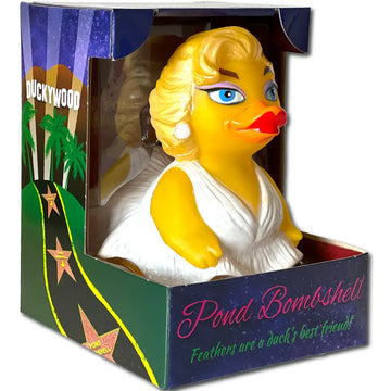 Pond Bombshell: Marilyn Monroe Rubber Duck - Limited Edition by CelebriDucks