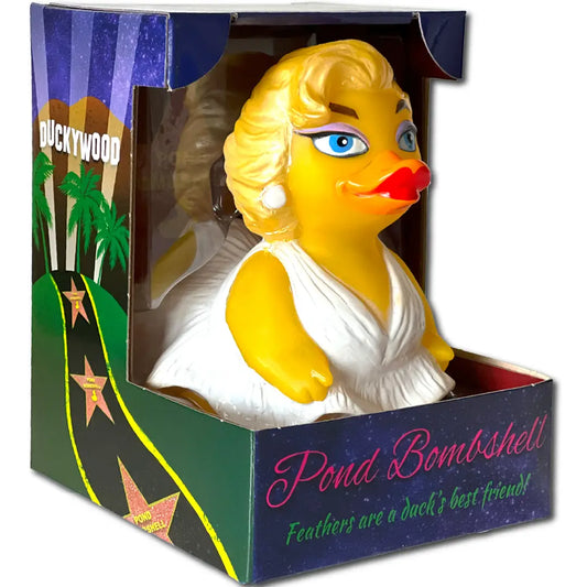 Pond Bombshell: Marilyn Monroe Rubber Duck - Limited Edition by CelebriDucks