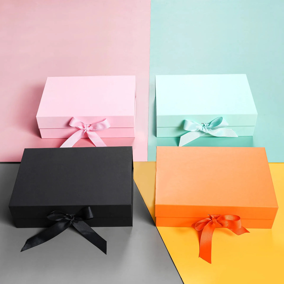 Supplier magnetic ribbon gift box reference for the planned Premium Gift Box Upgrade