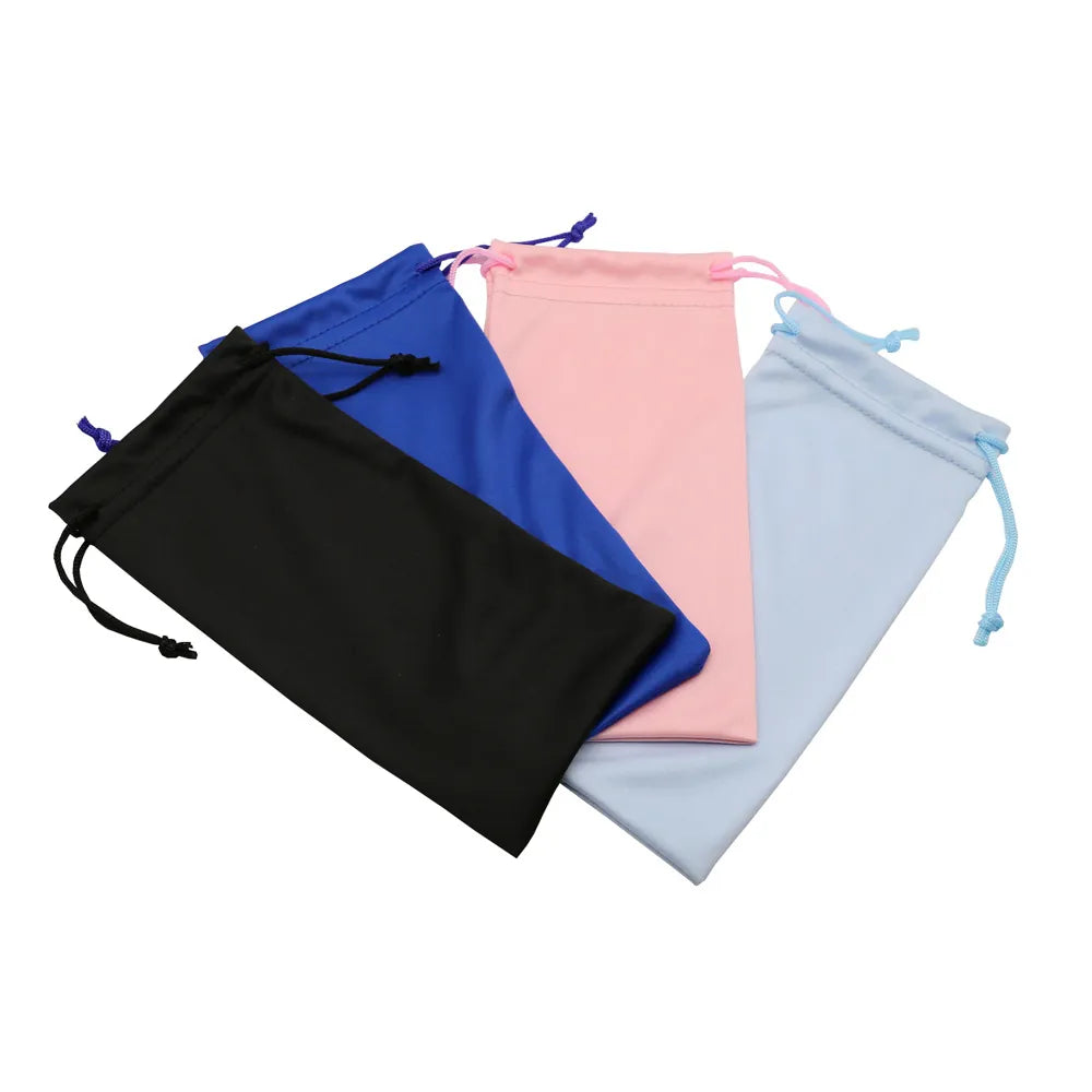 Supplier microfiber drawstring pouch reference for the planned Ready Bag