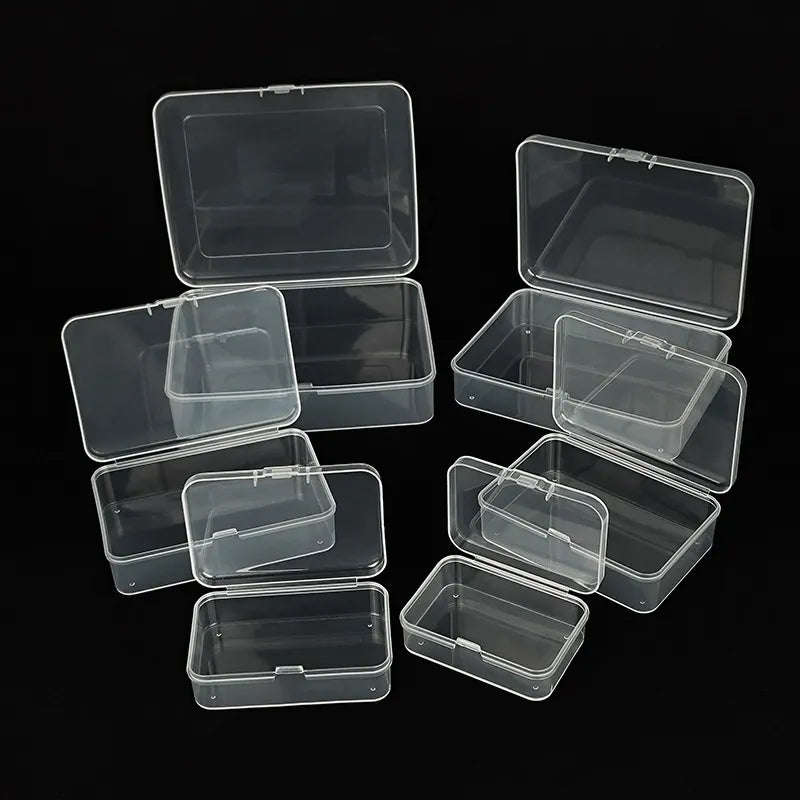 Supplier clear plastic storage box reference for the planned Pocket Flock Collector Case