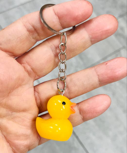 Tiny Rubber Ducky Key Chain 3D by SimpleNGreat
