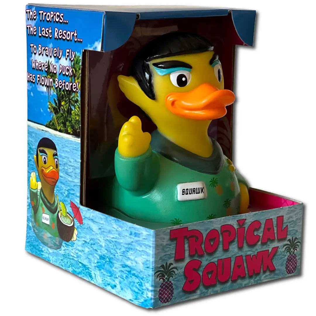 Tropical Squack Rubber Duck - Limited Edition by CelebriDucks