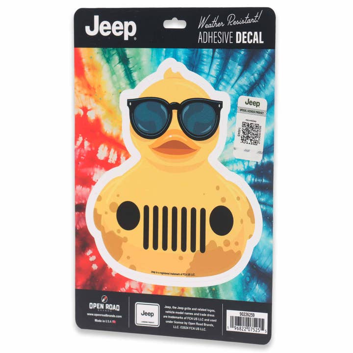 Supplier detail view of Jeep grille rubber duck decal